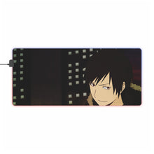 Load image into Gallery viewer, Durarara!! Izaya Orihara RGB LED Mouse Pad (Desk Mat)
