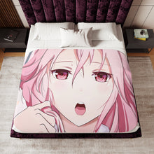 Load image into Gallery viewer, Guilty Crown Inori Yuzuriha Sherpa Blanket
