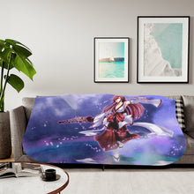 Load image into Gallery viewer, Erza Scarlet Sherpa Blanket
