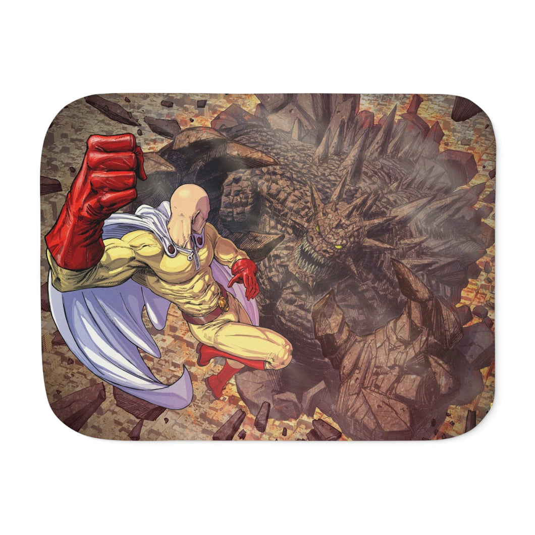 Anime One-Punch Man Sherpa Blanket