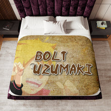 Load image into Gallery viewer, Boruto Uzumaki Sherpa Blanket
