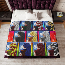 Load image into Gallery viewer, Super Saiyan 3 Styles Sherpa Blanket
