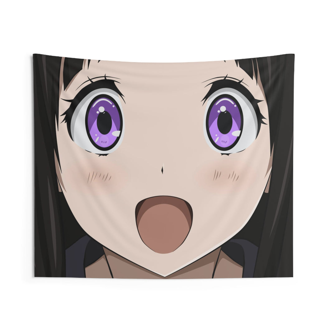 Eru Chitanda Smiling face Indoor Wall Tapestry