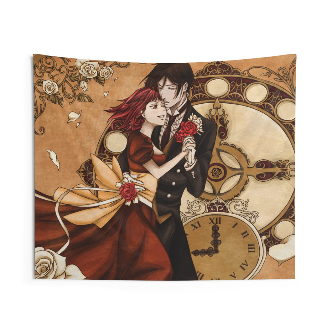 Black Butler Indoor Wall Tapestry