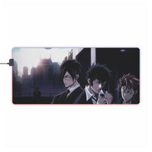 Load image into Gallery viewer, Psycho-Pass Nobuchika Ginoza, Shuusei Kagari, Tomomi Masaoka RGB LED Mouse Pad (Desk Mat)
