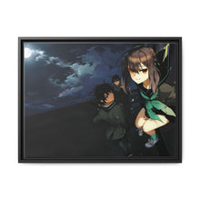 Load image into Gallery viewer, Shinoa, Yu &amp; Yoichi At The Roof Canvas Framed Art Print
