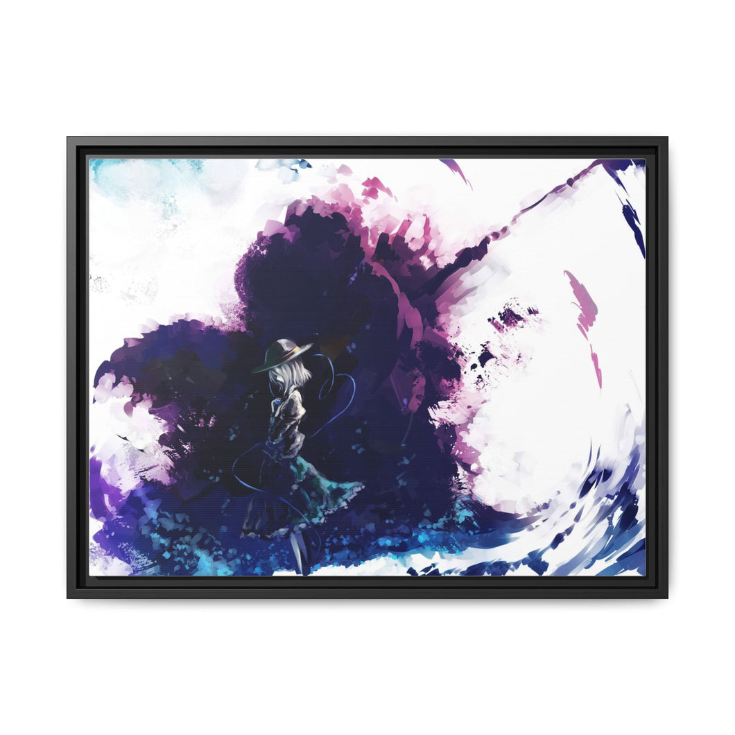 Koishi Komeiji Canvas Framed Art Print
