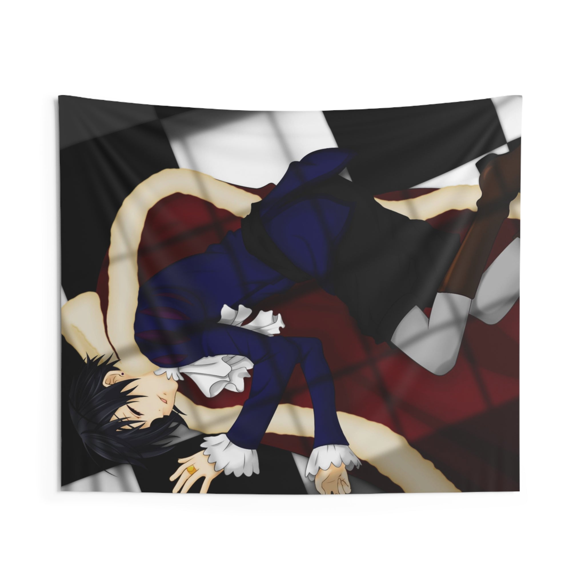 Black Butler Indoor Wall Tapestry