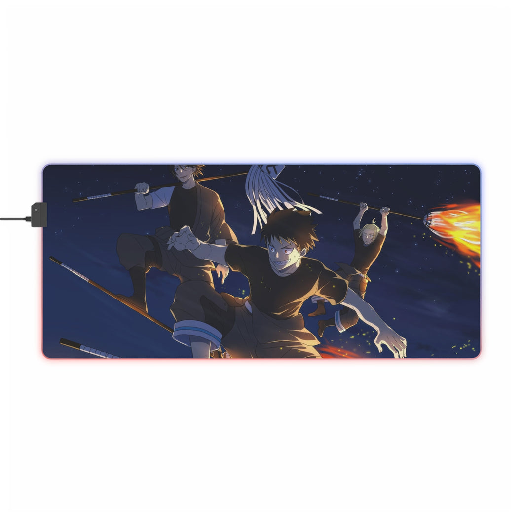 Fire Force RGB LED Mouse Pad (Desk Mat)