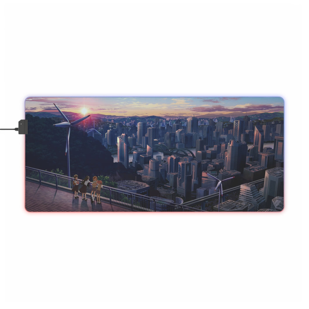 Through the time ! RGB LED Mouse Pad (Desk Mat)