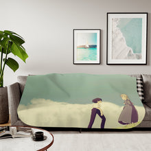 Load image into Gallery viewer, Anime Howl&#39;s Moving Castler Sherpa Blanket
