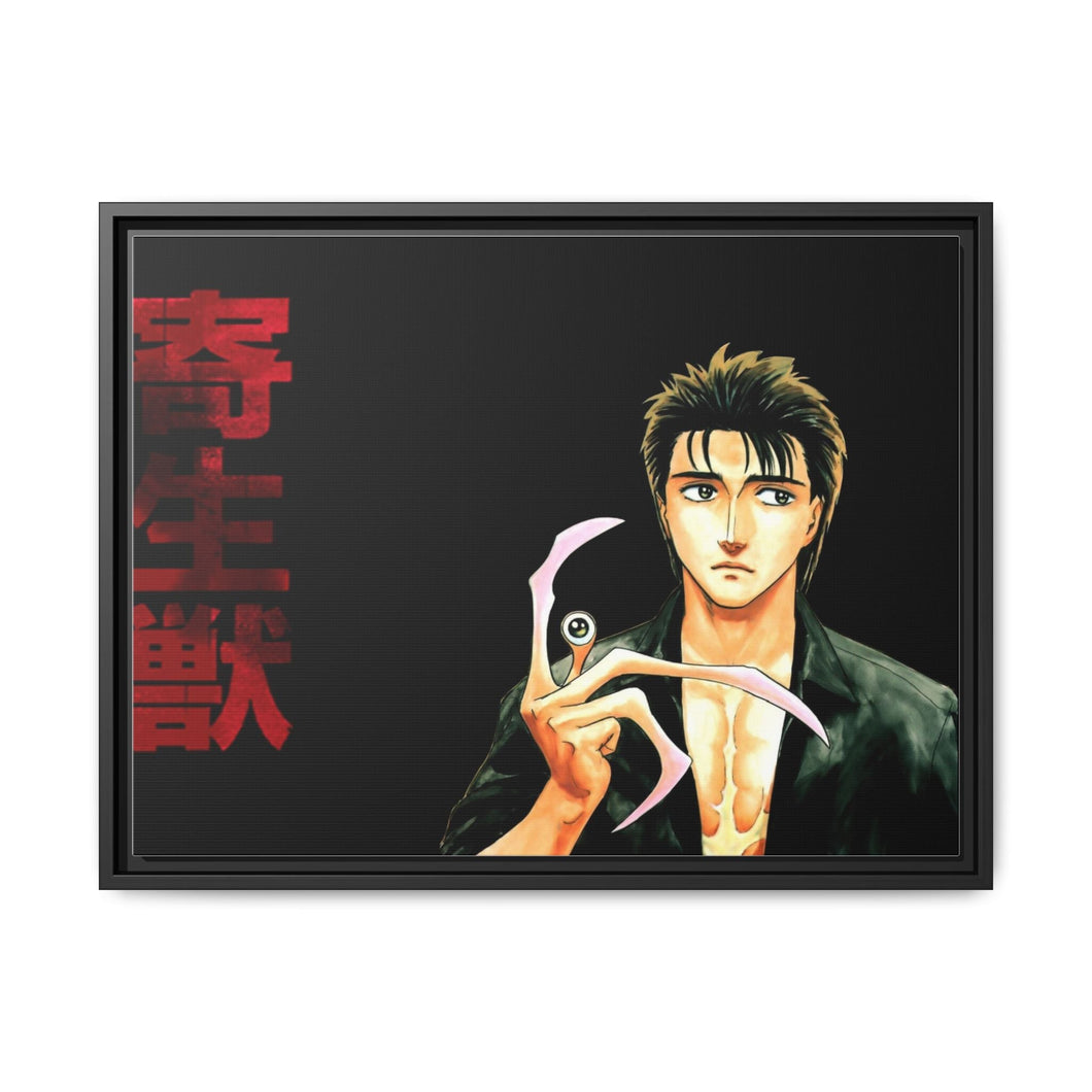 Shinichi Izumi And migi Canvas Framed Art Print