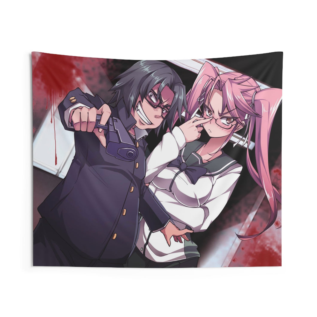 Saya and Kota Indoor Wall Tapestry