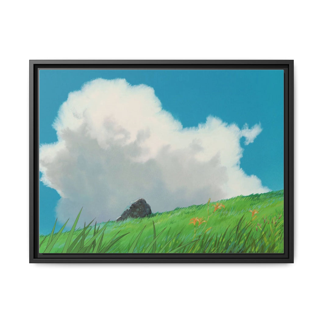 Anime Spirited Awayr Canvas Framed Art Print