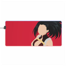 Load image into Gallery viewer, yaoyorozu boku no hero academia minimalist RGB LED Mouse Pad (Desk Mat)
