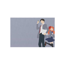 Load image into Gallery viewer, Monthly Girls' Nozaki-kun Chiyo Sakura, Umetarou Nozaki Rug
