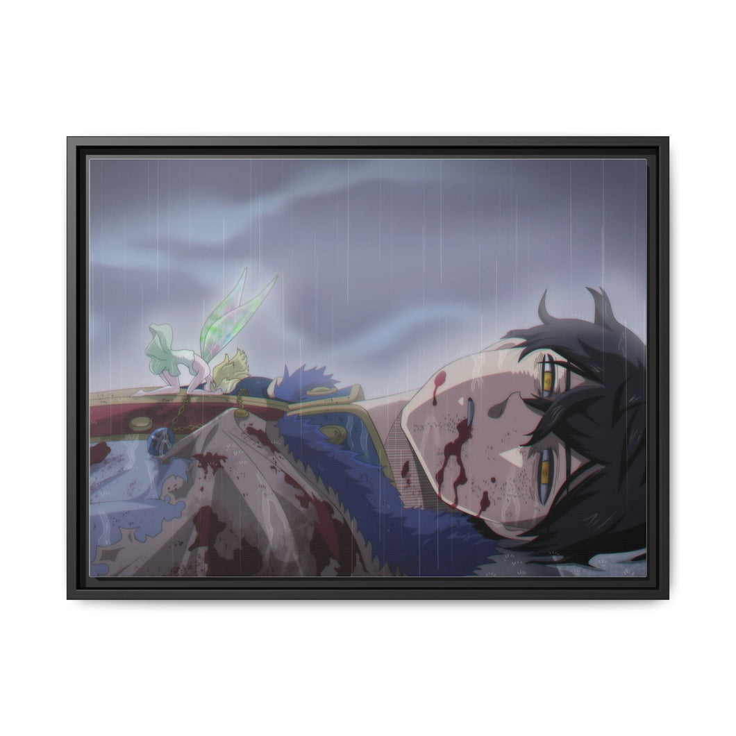 Black Clover Yuno Canvas Framed Art Print