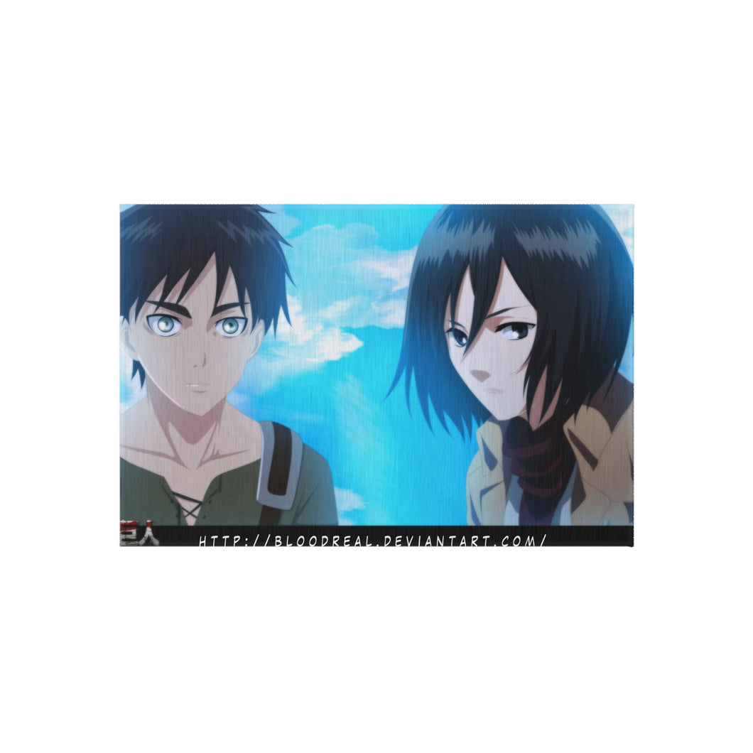 Eren and Mikasa Rug