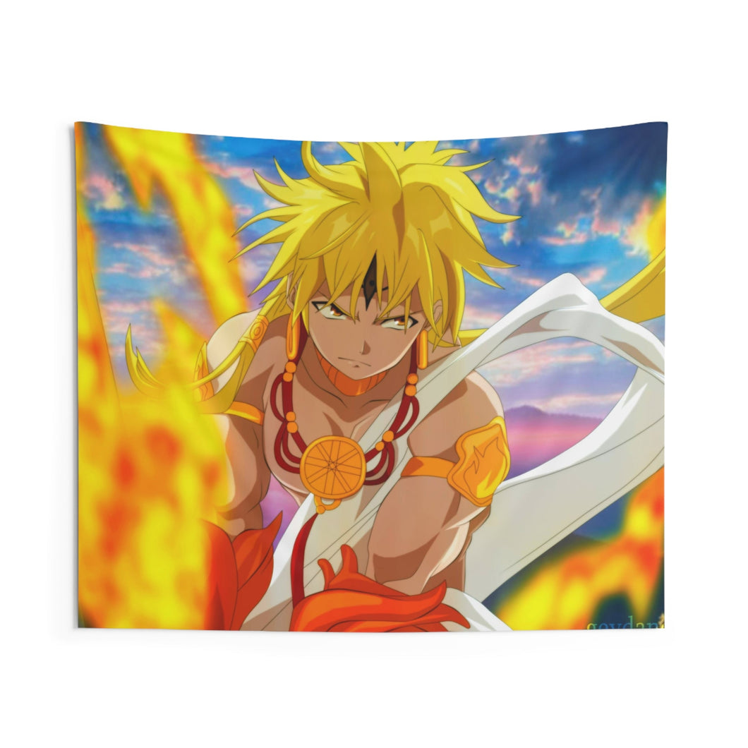 Magi: The Labyrinth Of Magic Alibaba Saluja, Japanese Desk Mat Indoor Wall Tapestry