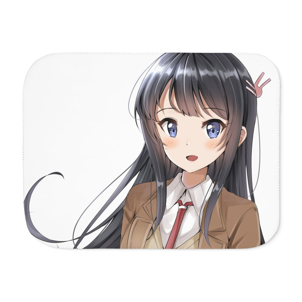 Rascal Does Not Dream Of Bunny Girl Senpai Sherpa Blanket