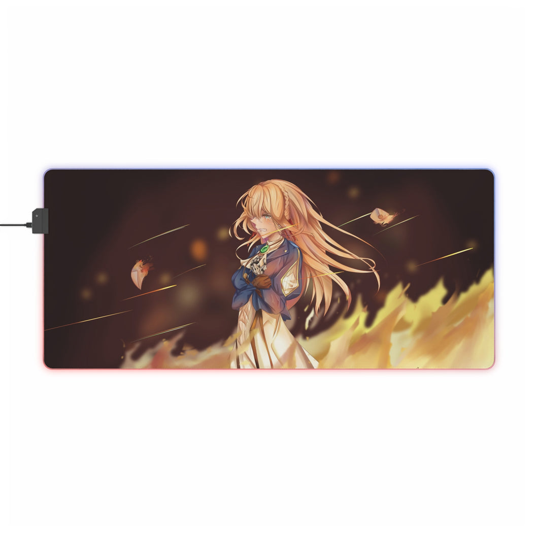Violet Evergarden RGB LED Mouse Pad (Desk Mat)