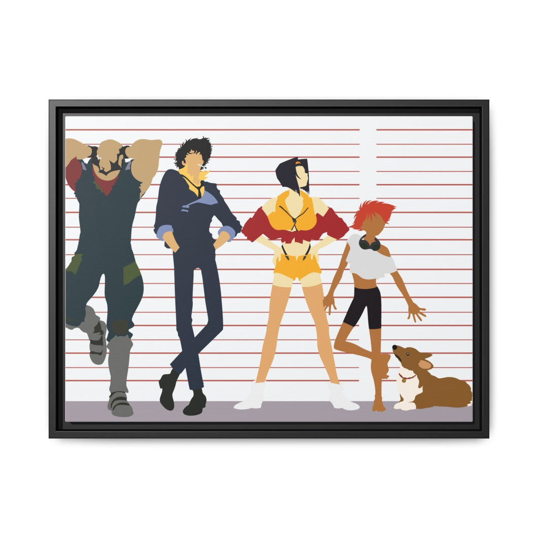 Anime Cowboy Bebop Canvas Framed Art Print