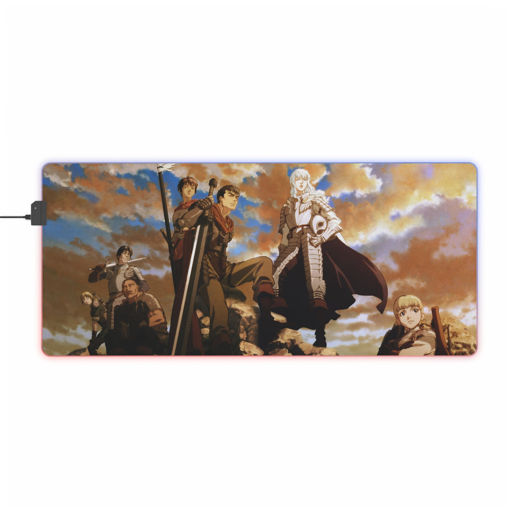 Anime Berserk RGB LED Mouse Pad (Desk Mat)