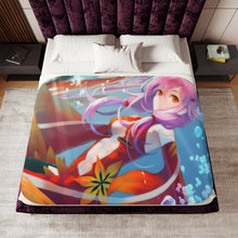 Load image into Gallery viewer, Anime Guilty Crown Sherpa Blanket
