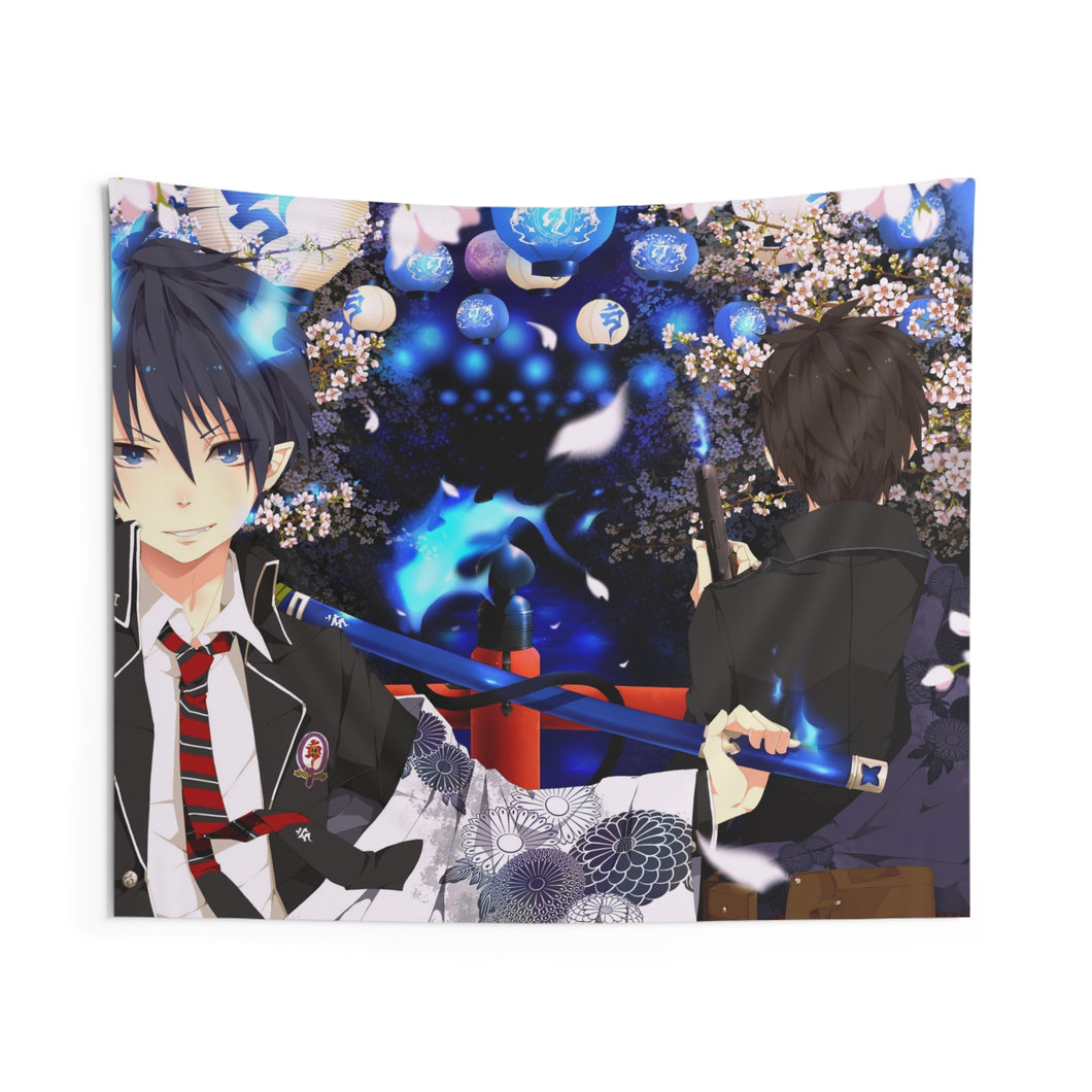 Rin and Yukio Okumura Indoor Wall Tapestry