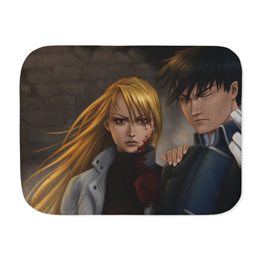 Roy Mustang Sherpa Blanket