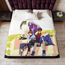 Load image into Gallery viewer, Kuroko&#39;s Basketball Daiki Aomine, Atsushi Murasakibara Sherpa Blanket
