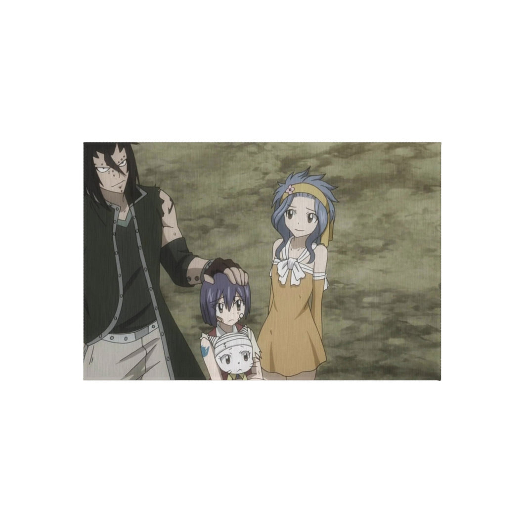 Fairy Tail Wendy Marvell, Charles, Gajeel Redfox Rug
