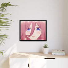Load image into Gallery viewer, Miku Nakano Canvas Framed Art Print
