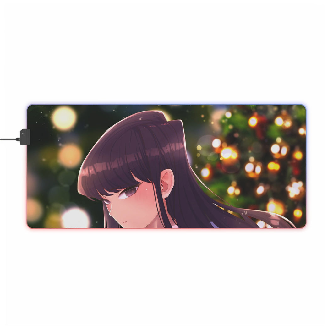 Komi Can't Communicate Komi Shouko RGB LED Mouse Pad (Desk Mat)