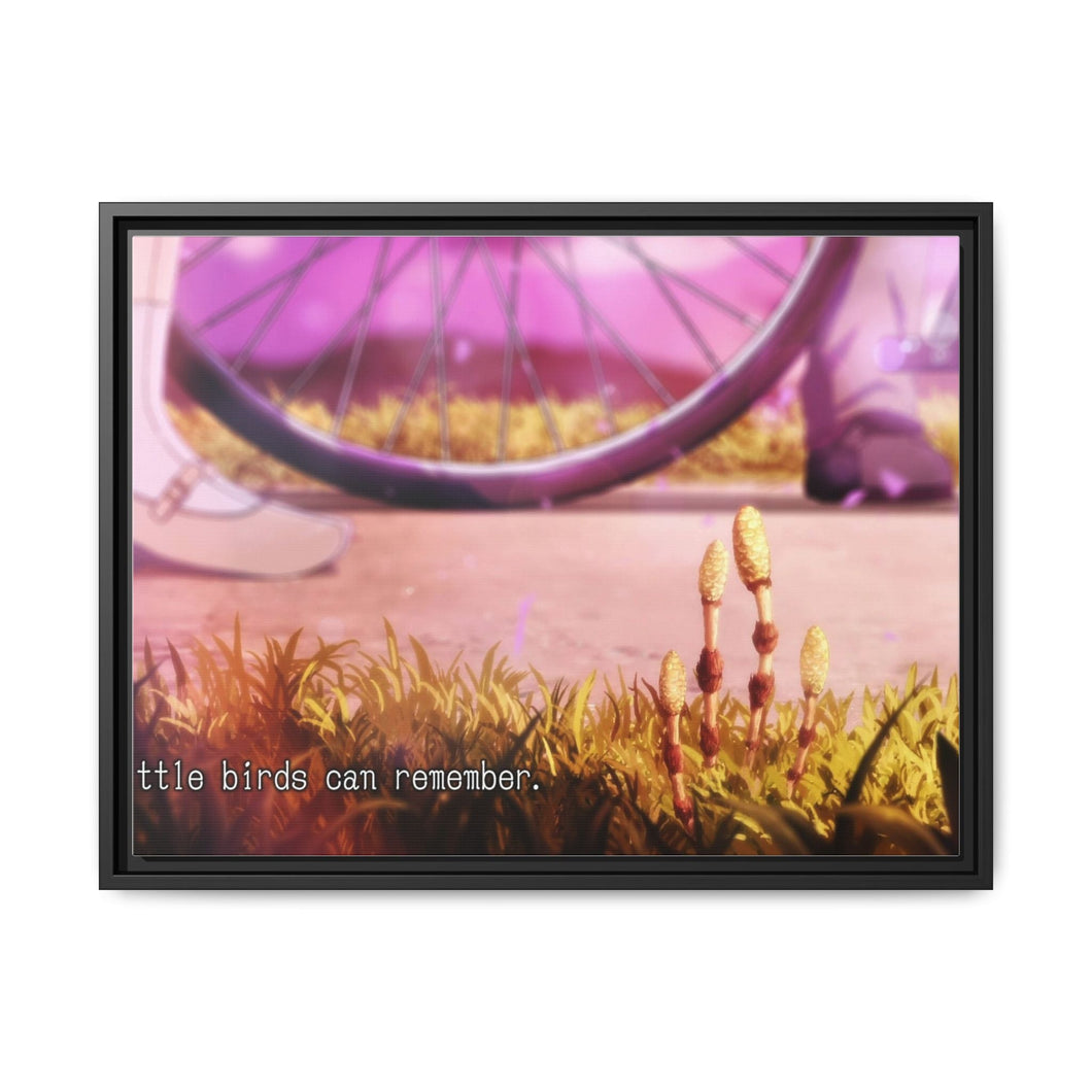 Hyouka - Little birds can remember. Canvas Framed Art Print