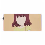 hibiki anne happy minimalist RGB LED Mouse Pad (Desk Mat)