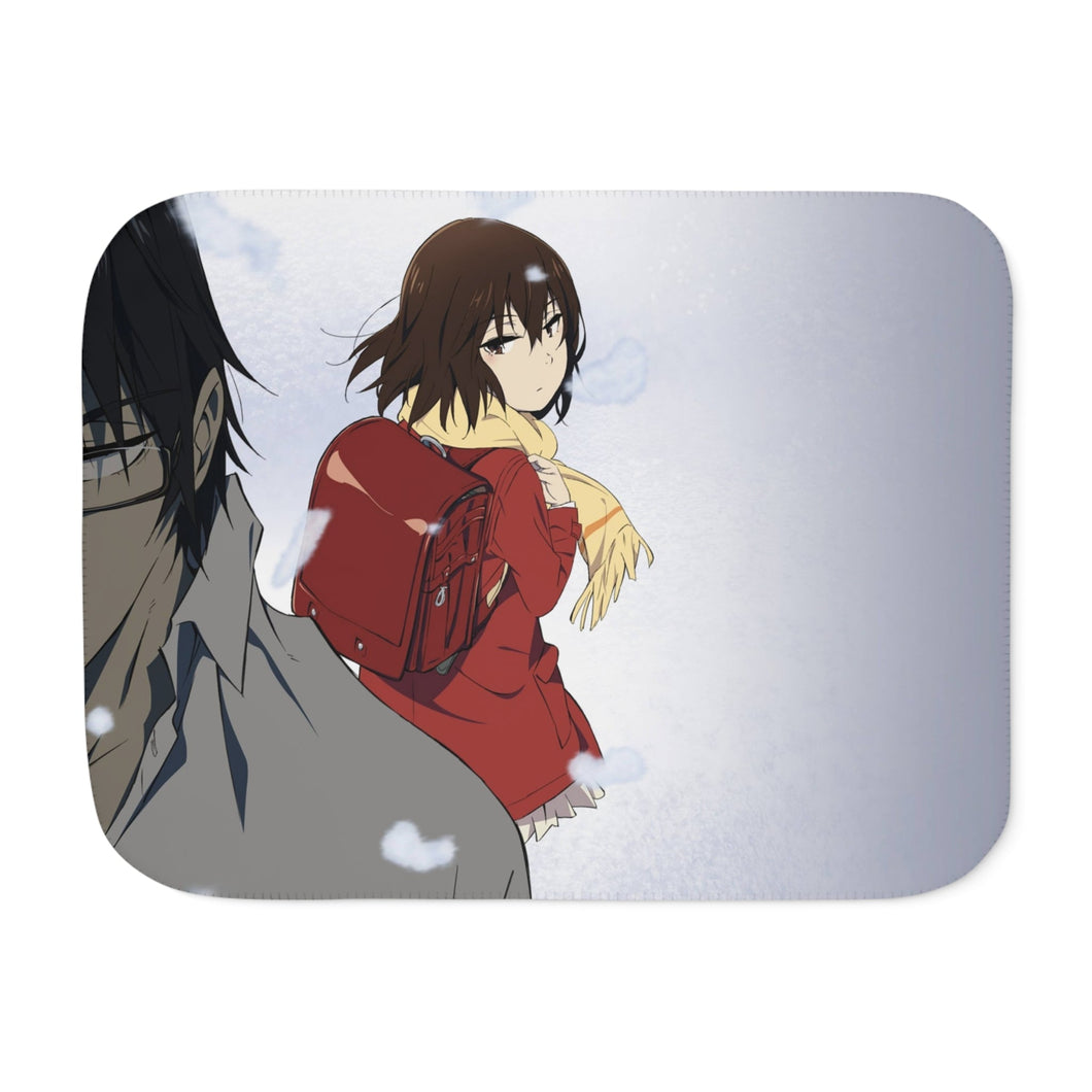 Anime ERASED Sherpa Blanket