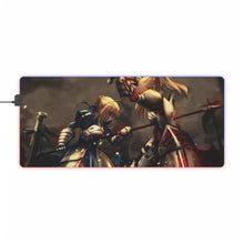 Load image into Gallery viewer, Fate/Apocrypha Saber, Saber Of Red RGB LED Mouse Pad (Desk Mat)
