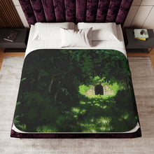 Load image into Gallery viewer, Anime Spirited Awayr Sherpa Blanket
