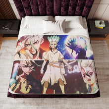 Load image into Gallery viewer, Anime Dr. Stone Sherpa Blanket
