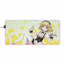 Load image into Gallery viewer, Is the Order a Rabbit? RGB LED Mouse Pad (Desk Mat)

