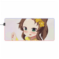 Miss Kobayashi's Dragon Maid Kobayashi San Chi No Maid Dragon, Riko Saikawa RGB LED Mouse Pad (Desk Mat)