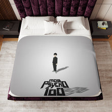 Load image into Gallery viewer, Mob Psycho 100 Shigeo Kageyama Sherpa Blanket
