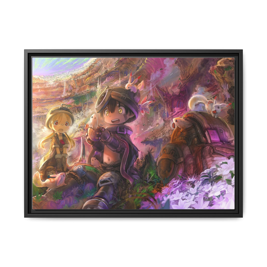 Anime Made In Abyss Canvas Framed Art Print