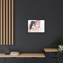 Load image into Gallery viewer, Zero Two and Ichigo Canvas Framed Art Print
