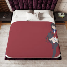 Load image into Gallery viewer, Classroom of the Elite Suzune Horikita Sherpa Blanket

