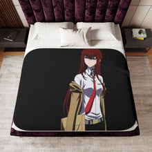 Load image into Gallery viewer, Makise Kurisu Sherpa Blanket
