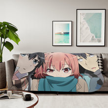 Load image into Gallery viewer, My Teen Romantic Comedy SNAFU Hachiman Hikigaya, Yukino Yukinoshita, Yui Yuigahama Sherpa Blanket
