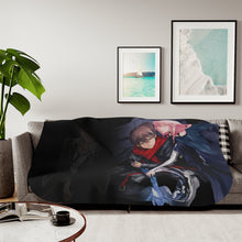 Load image into Gallery viewer, Anime Guilty Crown Sherpa Blanket
