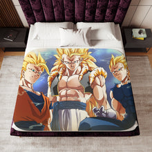Load image into Gallery viewer, Anime Dragon Ball Z Sherpa Blanket
